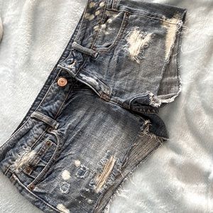 american eagle jean shorts